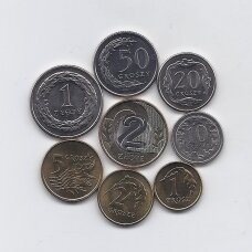 LENKIJA 2007 - 2018 m. 8 monetų rinkinys