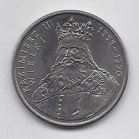 POLAND 100 ZLOTE 1987 Y # 167 XF KAZIMIERZ III