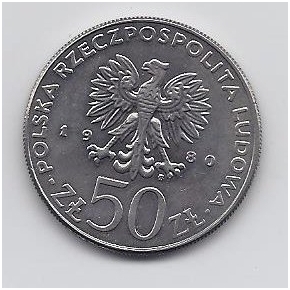 POLAND 50 ZLOTYCH 1980 Y # 117 XF Kazimierz I Odnowiciel 1