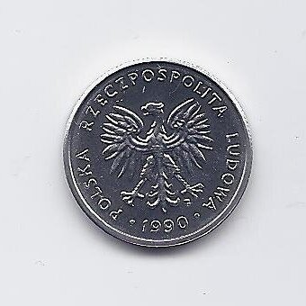 POLAND 2 ZLOTE 1990 Y # 80.3 UNC 1