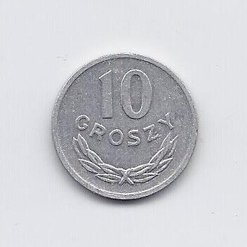POLAND 10 GROSZY 1978 Y # AA47 VF