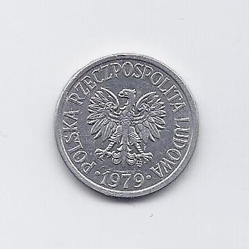 POLAND 10 GROSZY 1979 Y # AA47 VF 1