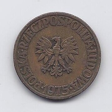 POLAND 5 ZLOTYCH 1975 Y # 81.1 VF 1