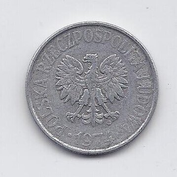 POLAND 50 GROSZY 1974 Y # 48.1 VF 1
