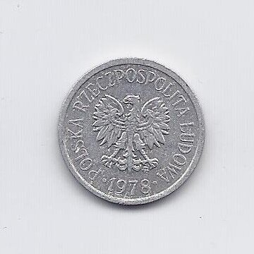 POLAND 10 GROSZY 1978 Y # AA47 VF 1