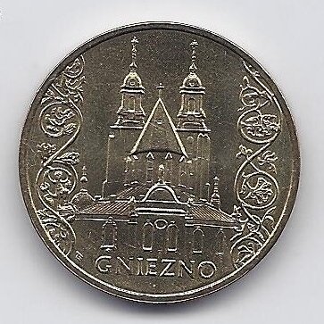 POLAND 2 ZLOTE 2005 Y # 564 AU Gniezno