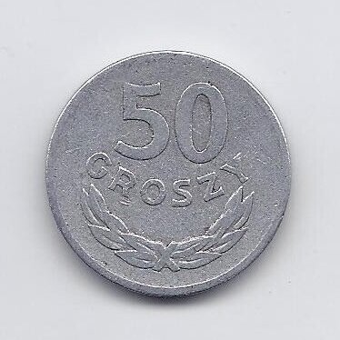 POLAND 50 GROSZY 1973 Y # 48.1 VF