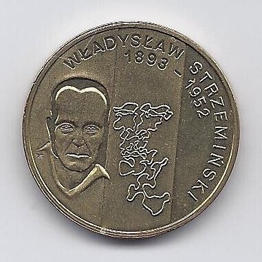 POLAND 2 ZLOTE 2009 Y # 705 AU Wladyslaw Strzeminski