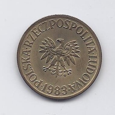 POLAND 5 ZLOTYCH 1983 Y # 81.1 VF 1