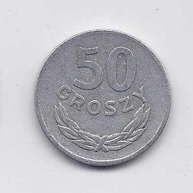 POLAND 50 GROSZY 1974 Y # 48.1 VF