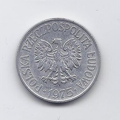 POLAND 50 GROSZY 1975 Y # 48.1 VF 1