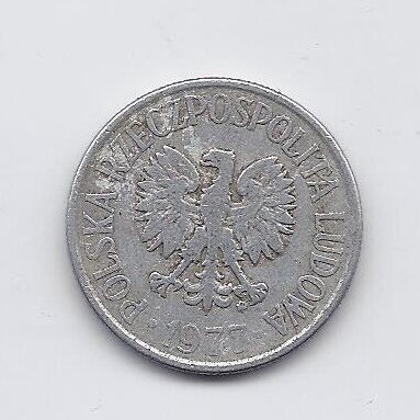 POLAND 50 GROSZY 1977 Y # 48.1 VF 1
