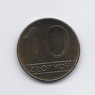 POLAND 10 ZLOTYCH 1990 Y # 152.2 UNC