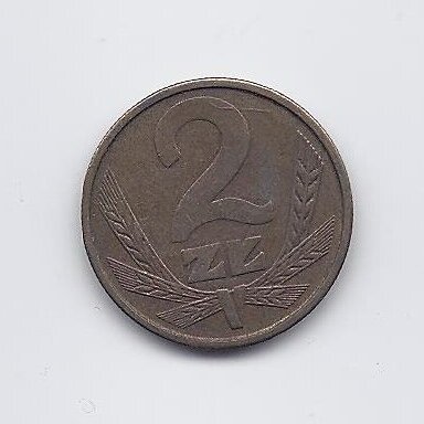 POLAND 2 ZLOTE 1980 Y # 80.1 VF