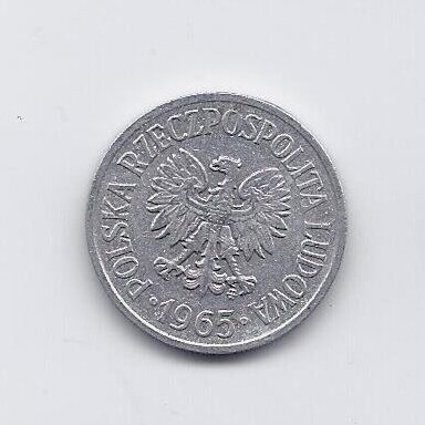 LENKIJA 20 GROSZY 1965 Y # 47A VF 1