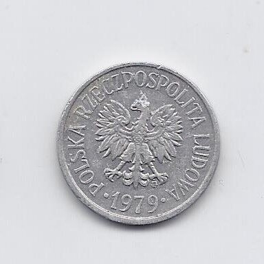 POLAND 20 GROSZY 1979 Y # 47A VF 1