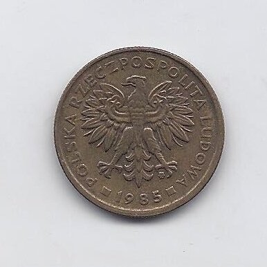 LENKIJA 2 ZLOTE 1985 Y # 80.1 VF 1