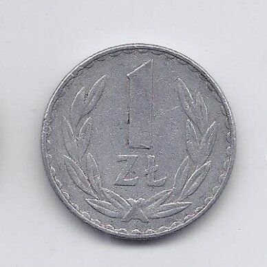 POLAND 1 ZLOTY 1978 Y # 49.1 VF