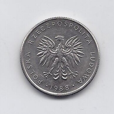 POLAND 10 ZLOTYCH 1988 Y # 152.1 VF/XF 1