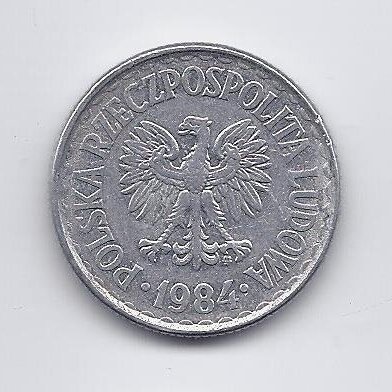 POLAND 1 ZLOTY 1984 Y # 49.1 VF 1