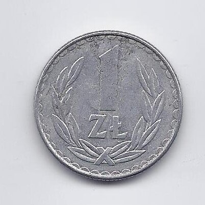 POLAND 1 ZLOTY 1984 Y # 49.1 VF