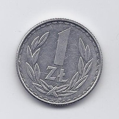 POLAND 1 ZLOTY 1988 Y # 49.2 VF