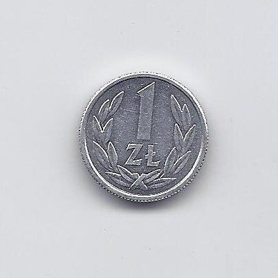 POLAND 1 ZLOTY 1990 Y # 49.3 VF/XF
