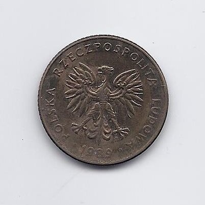 POLAND 10 ZLOTYCH 1989 Y # 152.2 F/VF 1