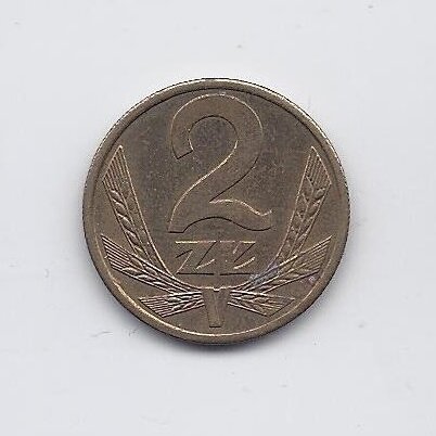 POLAND 2 ZLOTE 1988 Y # 80.2 VF