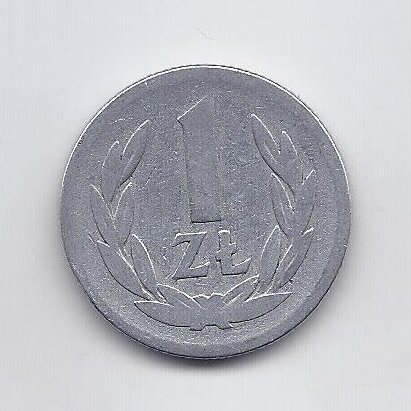 POLAND 1 ZLOTY 1949 Y # 45a F