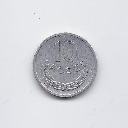 POLAND 10 GROSZY 1949 Y # 42a VF