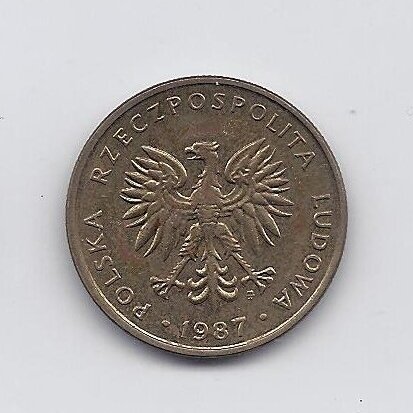 POLAND 5 ZLOTYCH 1987 Y # 81.2 VF 1