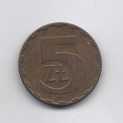 POLAND 5 ZLOTYCH 1986 Y # 81.2 VF