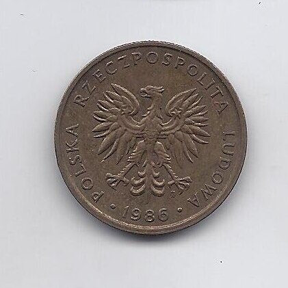 POLAND 5 ZLOTYCH 1986 Y # 81.2 VF 1
