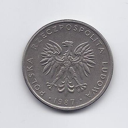 POLAND 20 ZLOTYCH 1987 Y # 153.1 VF 1