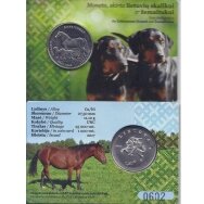 LIETUVA 1.50 EURO 2017 KM # 225 UNC Skalikas ir žemaitukas ( kortelėje ) LIETUVA 1.50 EURO 2017 KM # 225 UNC Skalikas ir žemaitukas ( kortelėje )
