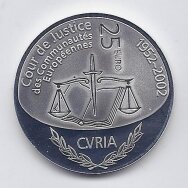 LIUKSEMBURGAS 25 EURO 2002 KM # 83 UNC Europos teismų sistema