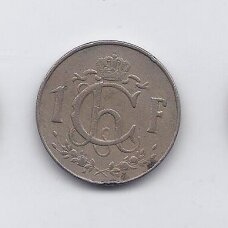 LUXEMBOURG 1 FRANC 1962 KM # 46.2 VF LUXEMBOURG 1 FRANC 1962 KM # 46.2 VF