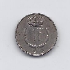LUXEMBOURG 1 FRANC 1973 L # 305-6 VF LUXEMBOURG 1 FRANC 1973 L # 305-6 VF