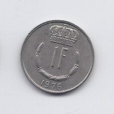 LUXEMBOURG 1 FRANC 1976 KM # 55 VF LUXEMBOURG 1 FRANC 1976 KM # 55 VF