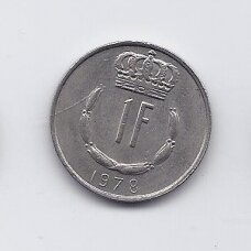 LUXEMBOURG 1 FRANC 1978 KM # 55 XF LUXEMBOURG 1 FRANC 1978 KM # 55 XF