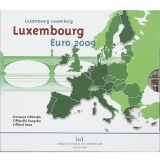 LUXEMBOURG 2009 Official euro coins set with two 2 euro commemorative coins