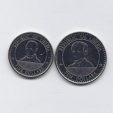 LIBERIA 2022 two coins set 1