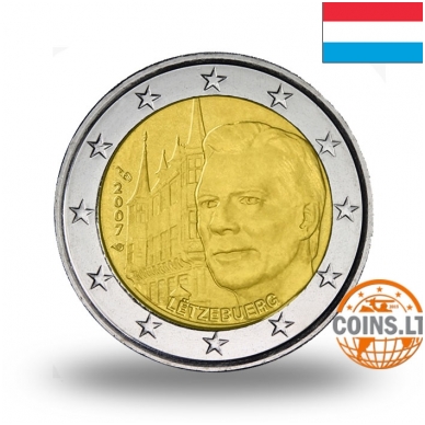 LUXEMBOURG 2 EURO 2007 Palais Grand-Ducal