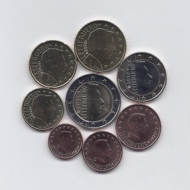 LUXEMBOURG 2020 euro coins set