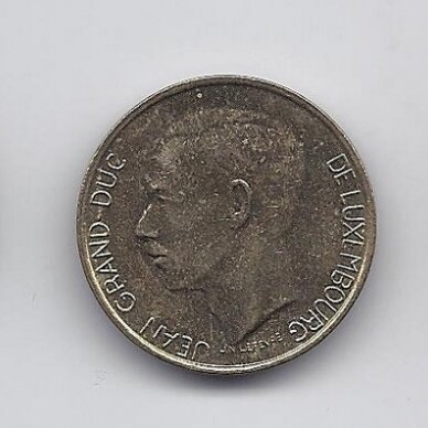 LUXEMBOURG 5 FRANCS 1987 KM # 60 VF 1