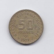 MALIS 50 FRANCS 1977 KM # 9 VF