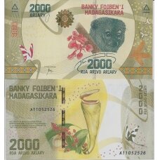MADAGASKARAS 2000 ARIARY 2017 P # new UNC