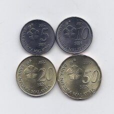 MALAYSIA 2022 4 coins set