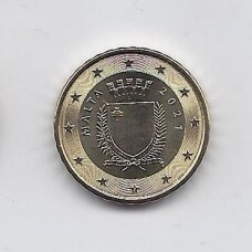 MALTA 10 EURO CENT 2021 KM # 128 UNC